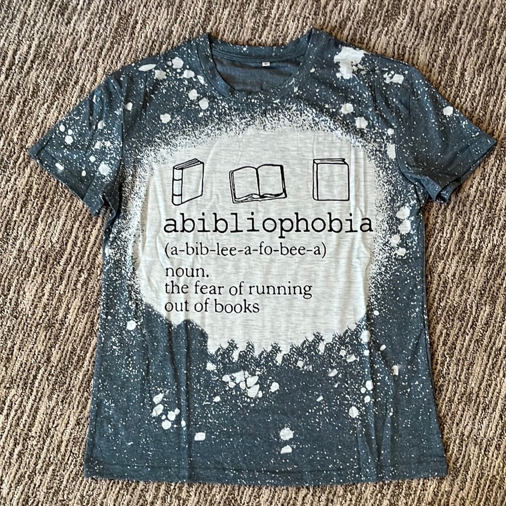 Abibliophobia t-shirt